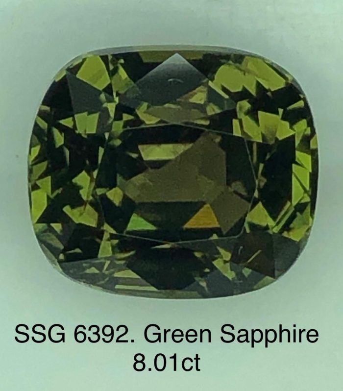 SSG6392 Green Sapphire