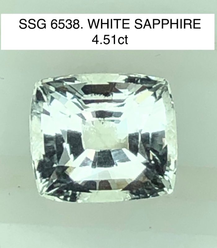 SSG6538 White Sapphire