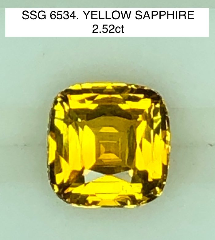 SSG6534 Yellow Sapphire