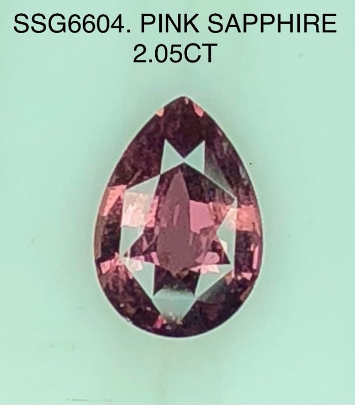 SSG6604 Pink Sapphire