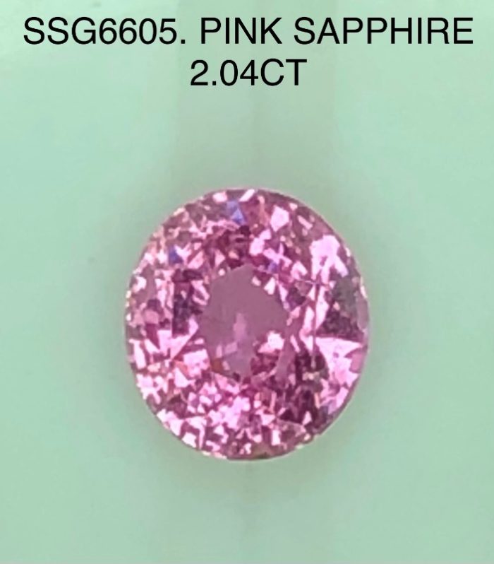 SSG6605 Pink Sapphire