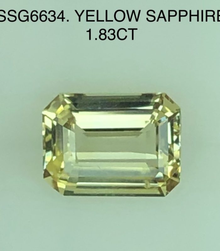 SSG6634 Yellow Sapphire(N) Unheated