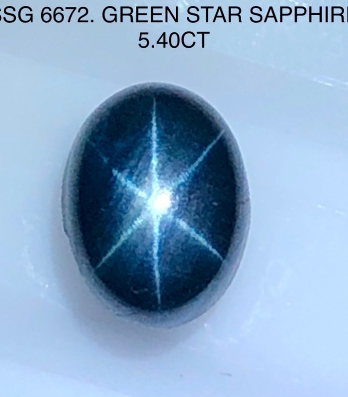 SSG6672  Green Star Sapphire