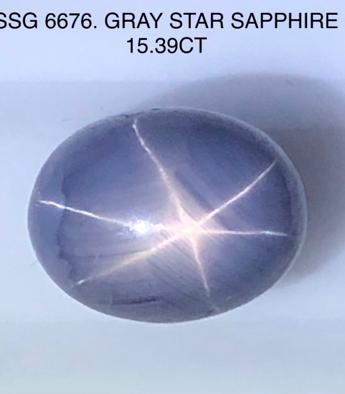 SSG6676 Grey Star Sapphire