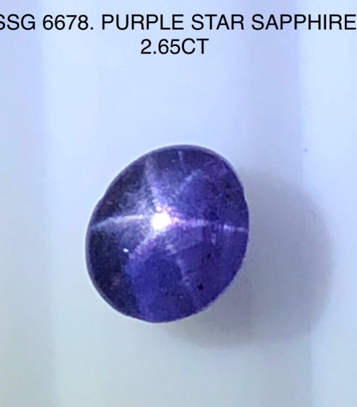 SSG6678 Purple Star Sapphire