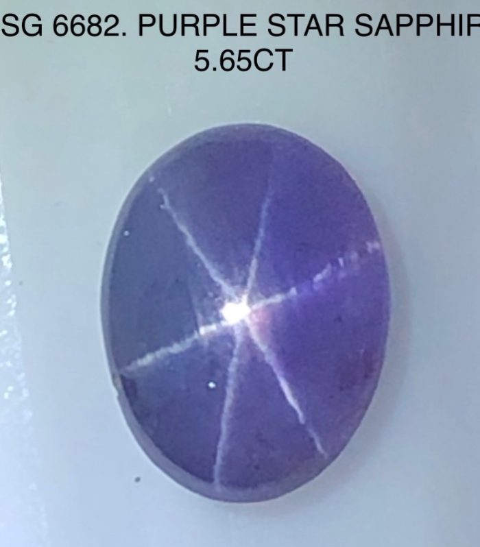 SSG6682  Purple Star Sapphire