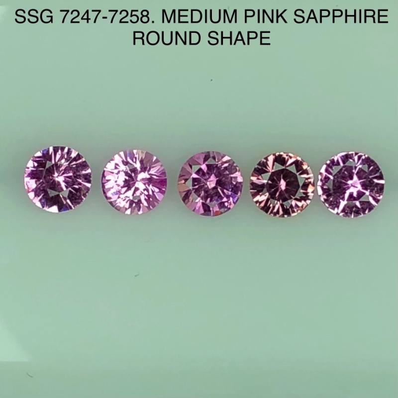 SSG7247258 Medium Color Pink Sapphires