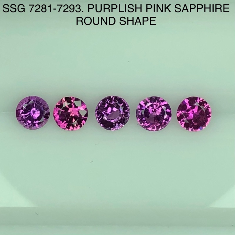 SSG7281293 Purplish Pink Sapphires