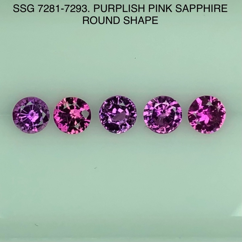 SSG7281293 Purplish Pink Sapphires - Image 2