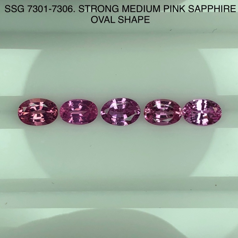 SSG7301306 Strong Medium color Pink Sapphires - Image 2