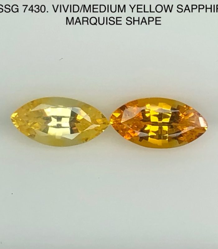 SSG7430 Yellow Sapphires