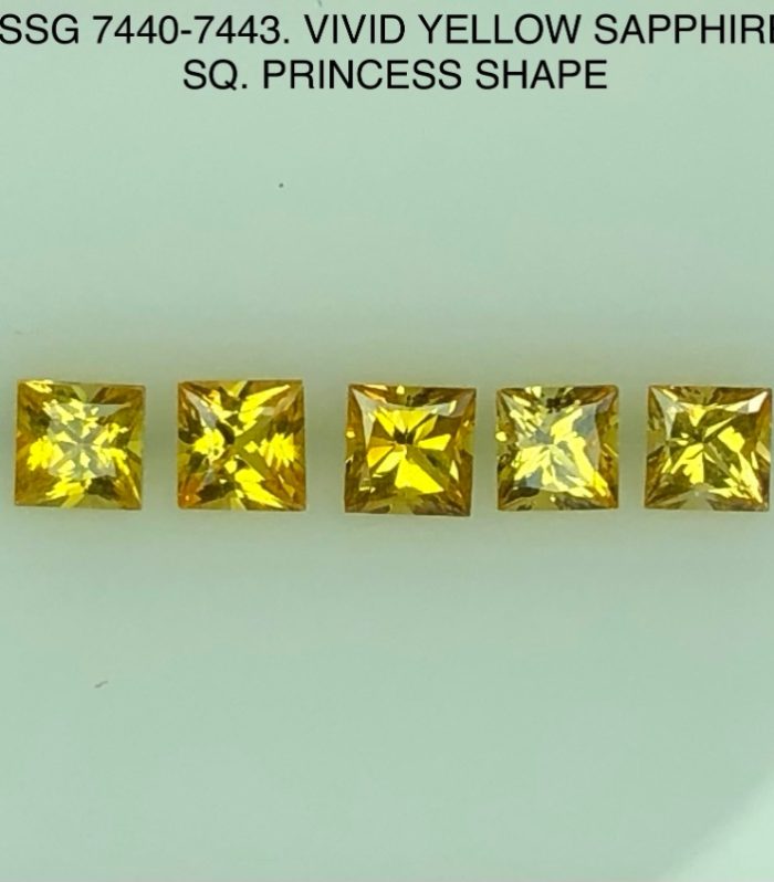 SSG7440443 Vivid Color Yellow Sapphires