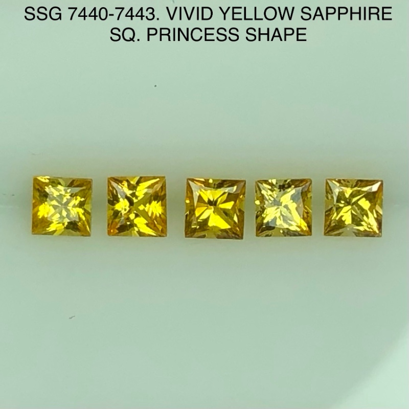SSG7440443 Vivid Color Yellow Sapphires