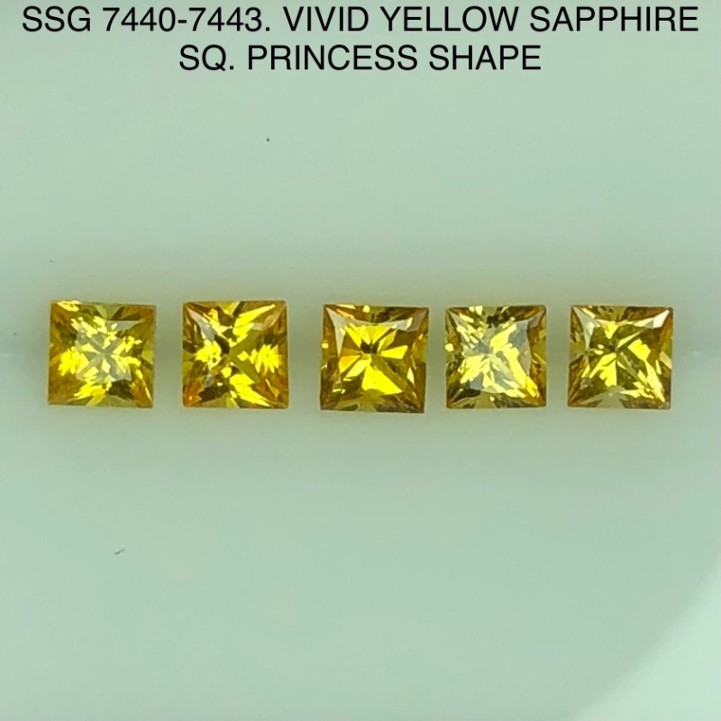 SSG7440443 Vivid Color Yellow Sapphires - Image 2