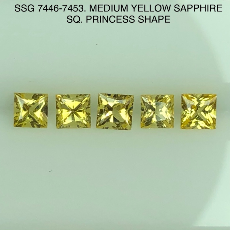 SSG7446453 Medium Color Yellow Sapphires