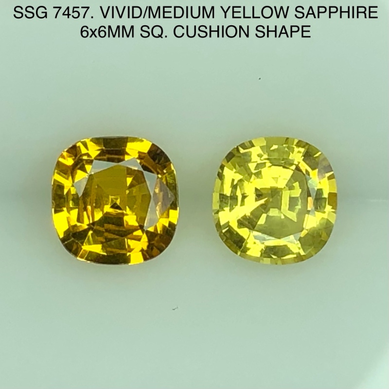 SSG7457459 Vivid/ Medium Yellow Sapphires - Image 2