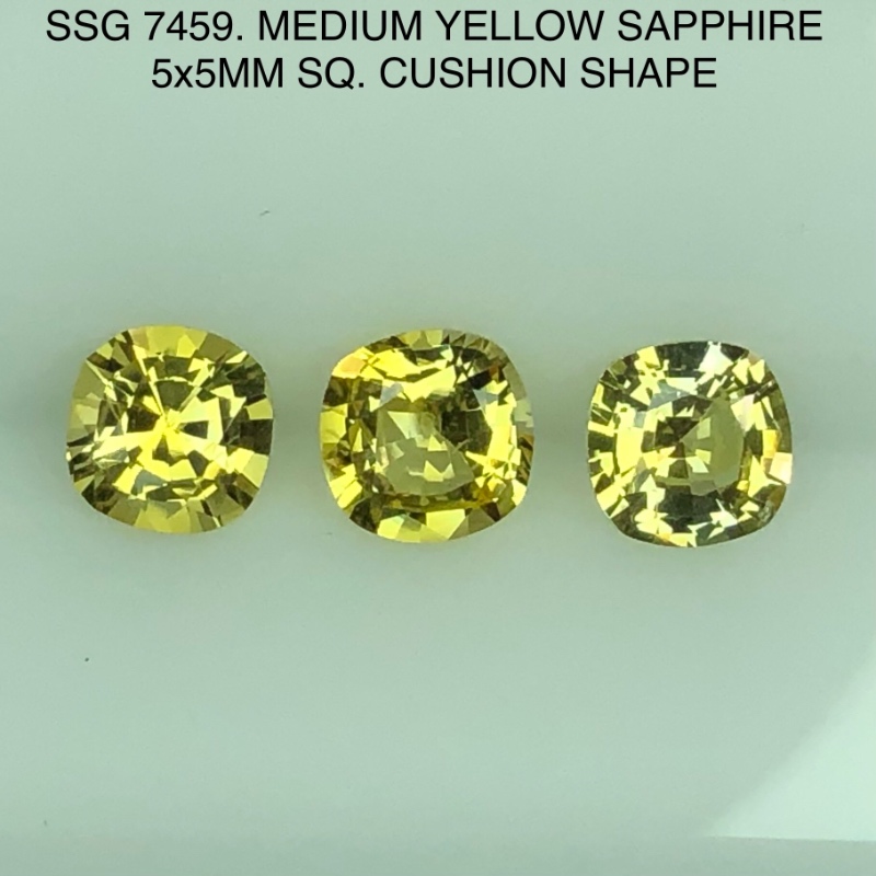 SSG7457459 Vivid/ Medium Yellow Sapphires - Image 3