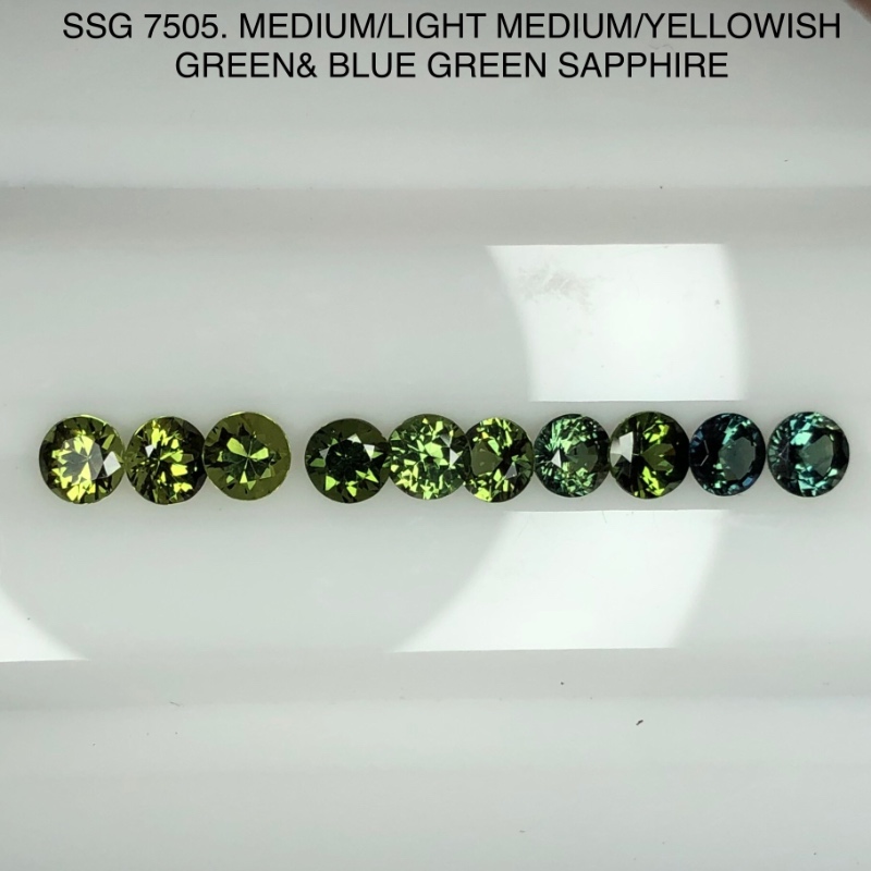 SSG7500513 Green Sapphires