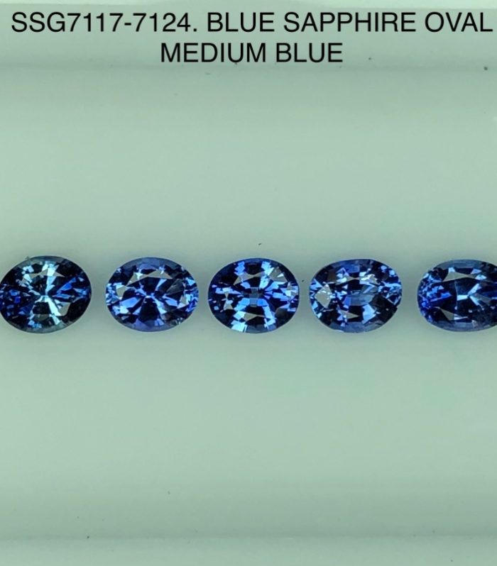SSG7117124 Medium Color Blue Sapphires