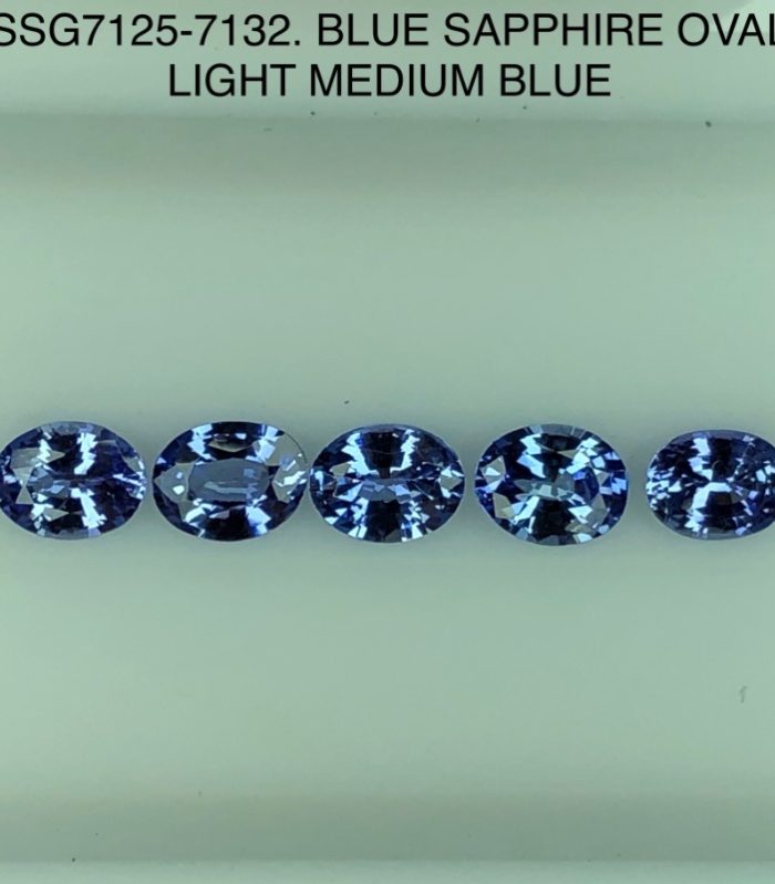 SSG7125132 Light Medium Color Blue Sapphires