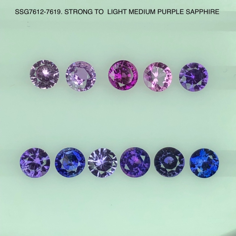 SSG7611619 Mixed Purple Sapphires - Image 3